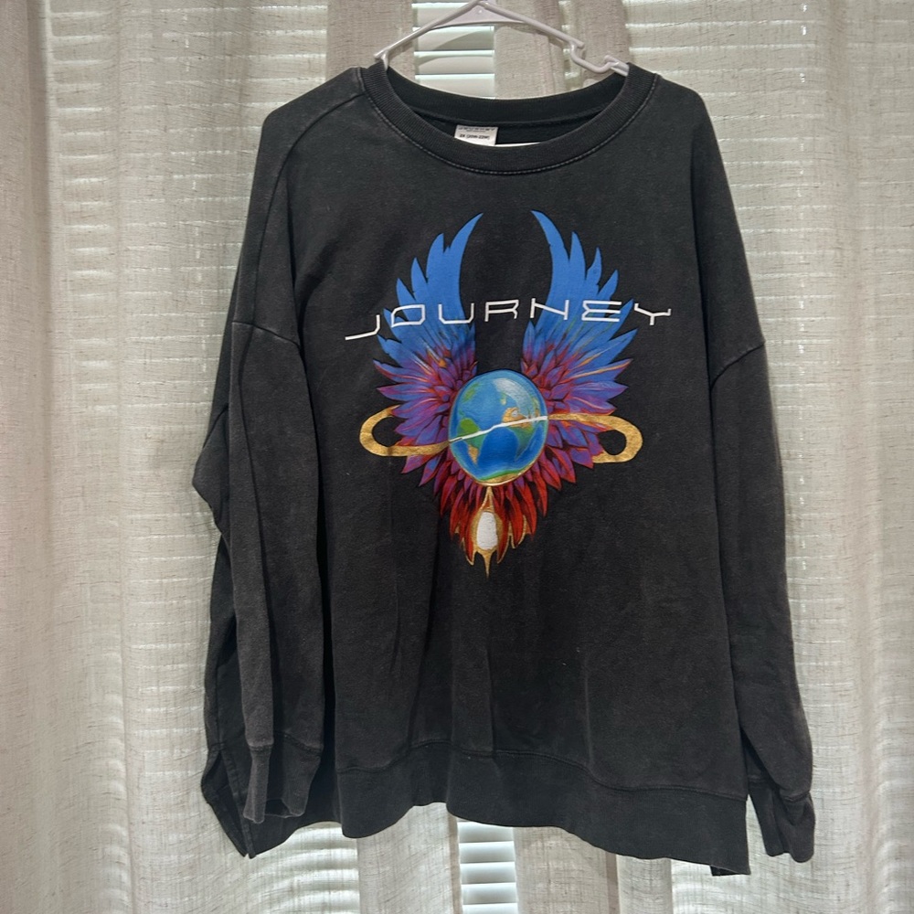Black Journey Graphic Sweatshirt